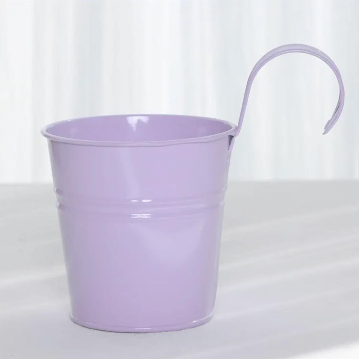 Balkono Puodas Violetinis su Pakabinama Rankena 17,5 cm - gaukdaugiau.lt