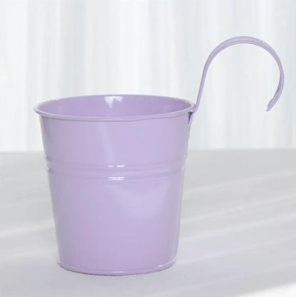 Balkono Puodas Violetinis su Pakabinama Rankena 17,5 cm - gaukdaugiau.lt
