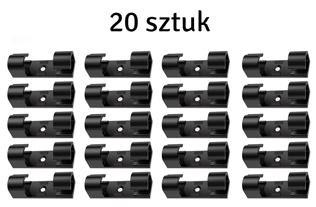20SZT BL KABELIO ORGANIZATORIAUS KLIPAS - gaukdaugiau.lt
