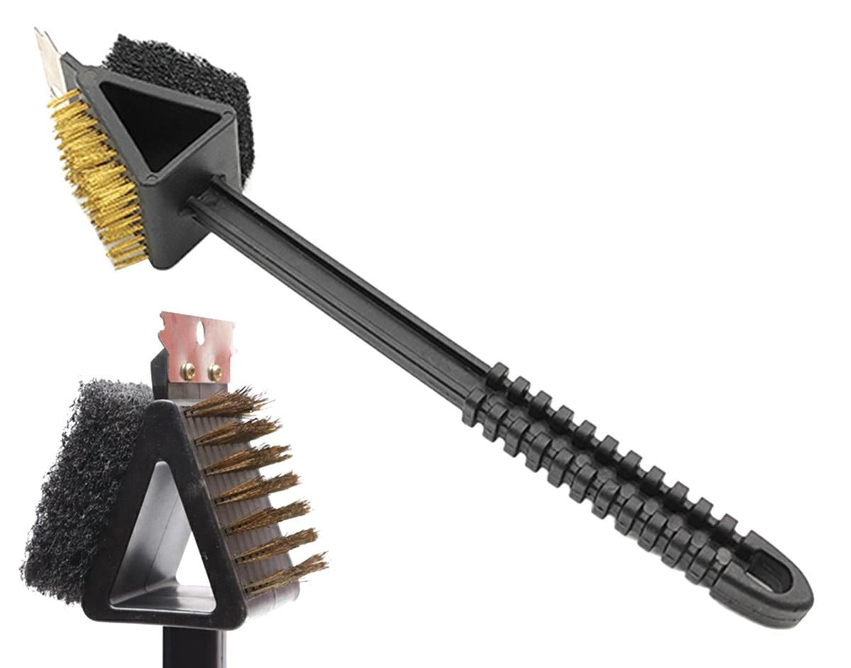 Grilio Laužtuvas 3in1 – Valymo Šepetys su Ilga Rankena - gaukdaugiau.lt