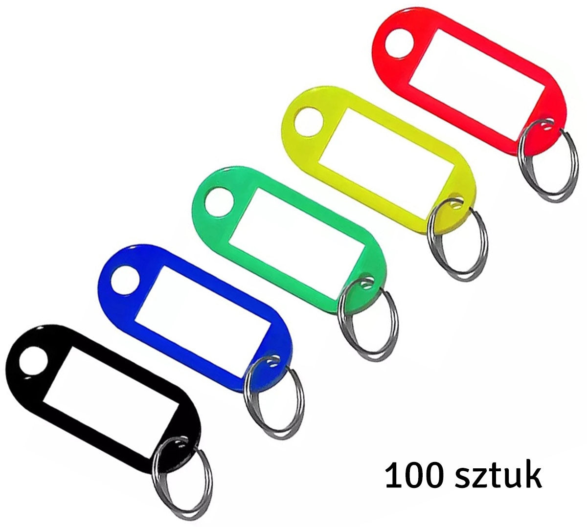 100SZT RAKTO ID Rinkinys su Metaliniais Pakabukais - gaukdaugiau.lt