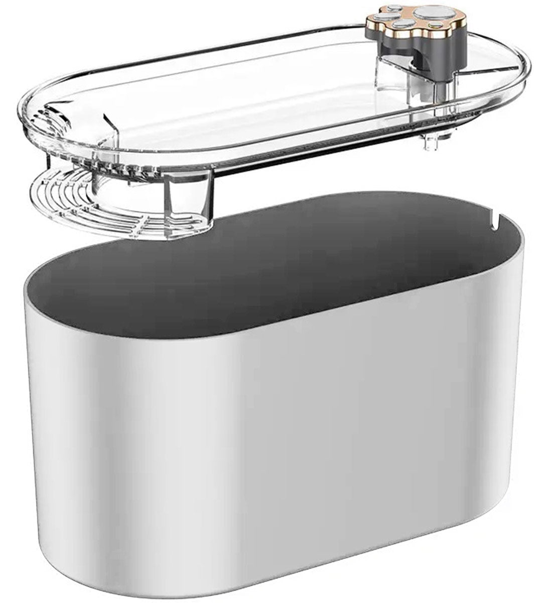 Automatinis Baltas Patiekalas su Vandens Filtru - gaukdaugiau.lt