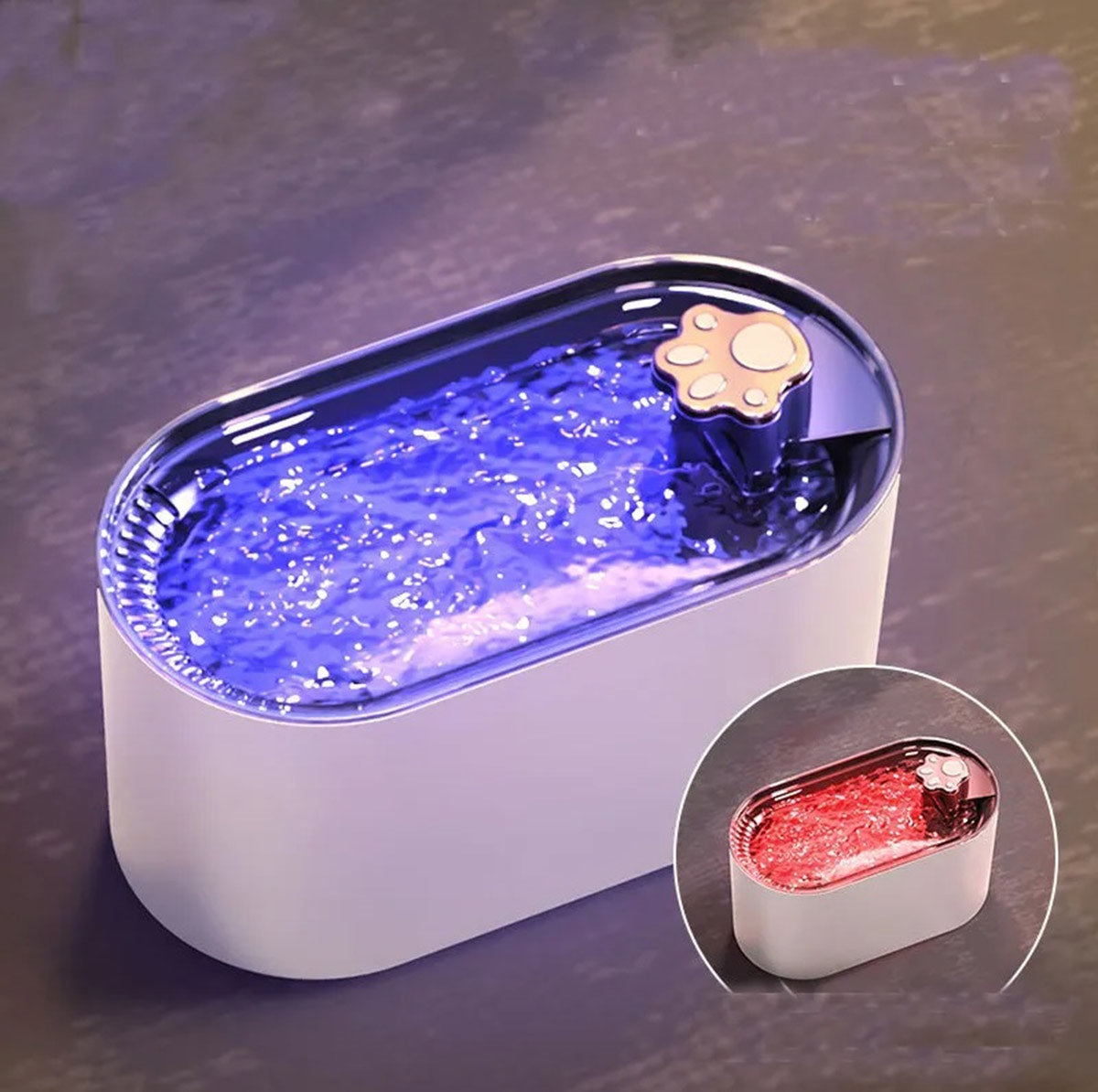 Automatinis Baltas Patiekalas su Vandens Filtru - gaukdaugiau.lt