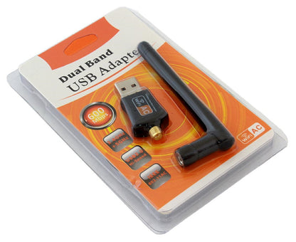 DVIGUBA JUOSTA 2.4/5GHz 600Mb AC Miniatiūrinis Wi-Fi Adapteris - gaukdaugiau.lt