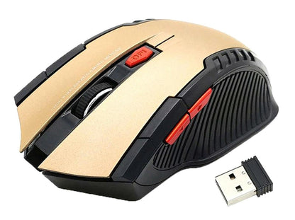 Aukso Belaidis Žaidimų Pelė – Ergonomiška ir Tikslinė - gaukdaugiau.lt
