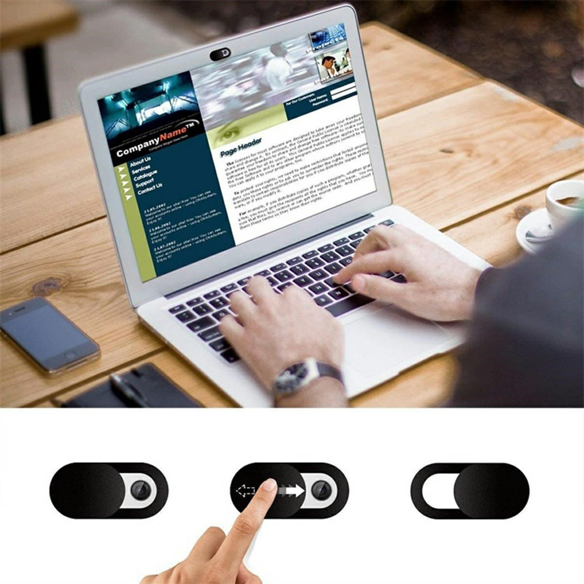 NEŠIOJAMOJO KOMPIUTERIO KAMEROS DANGTELIS 2VNT - gaukdaugiau.lt