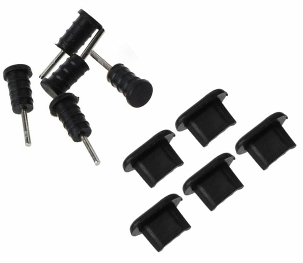 5X Dulkių Dangtelis – Apsauga USB-C ir AUX Prievadams - gaukdaugiau.lt
