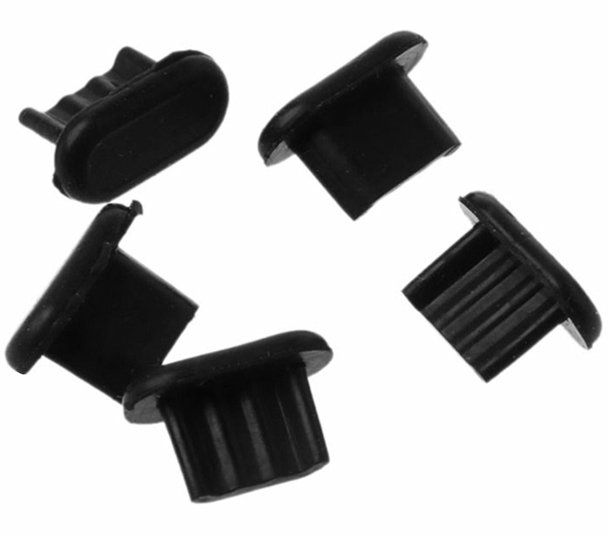 5X Dulkių Dangtelis – Apsauga USB-C ir AUX Prievadams - gaukdaugiau.lt