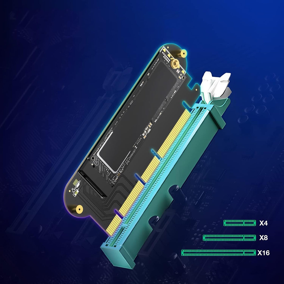 PCI-E x16 ADAPTERIS - M.2 NVMe - gaukdaugiau.lt