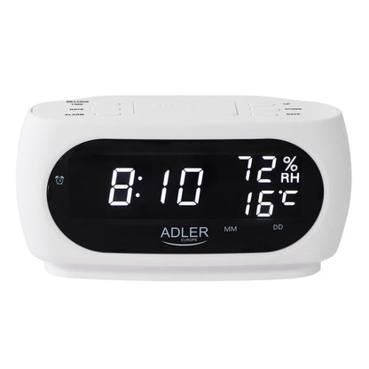 ProLine AD 1186W Žadintuvas su drėgmės ir temperatūros matavimo funkcija - gaukdaugiau.lt