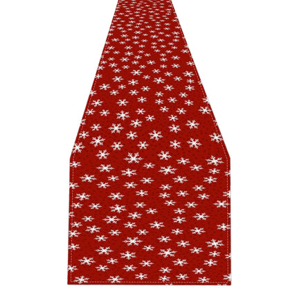 Kalėdų Stalo Protektorius 33x275 cm su Sniego Motyvu - gaukdaugiau.lt
