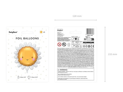 Folijos balionas Saulė 70cm - gaukdaugiau.lt