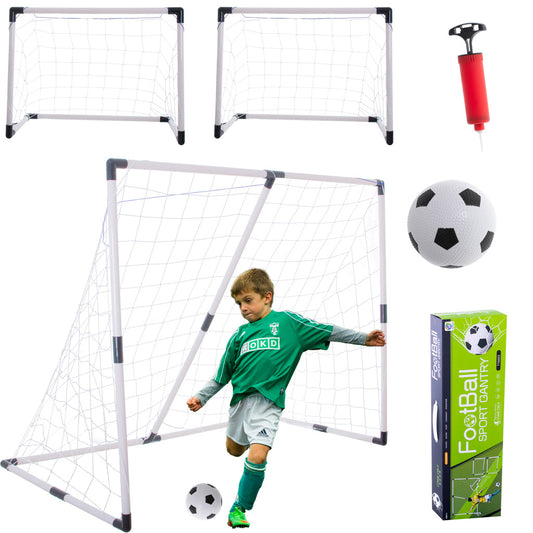 Vaikų futbolo vartai 2in1 143x110x70cm