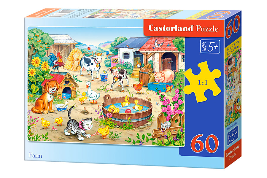 CASTORLAND Dėlionė 60el. Ūkis - gaukdaugiau.lt