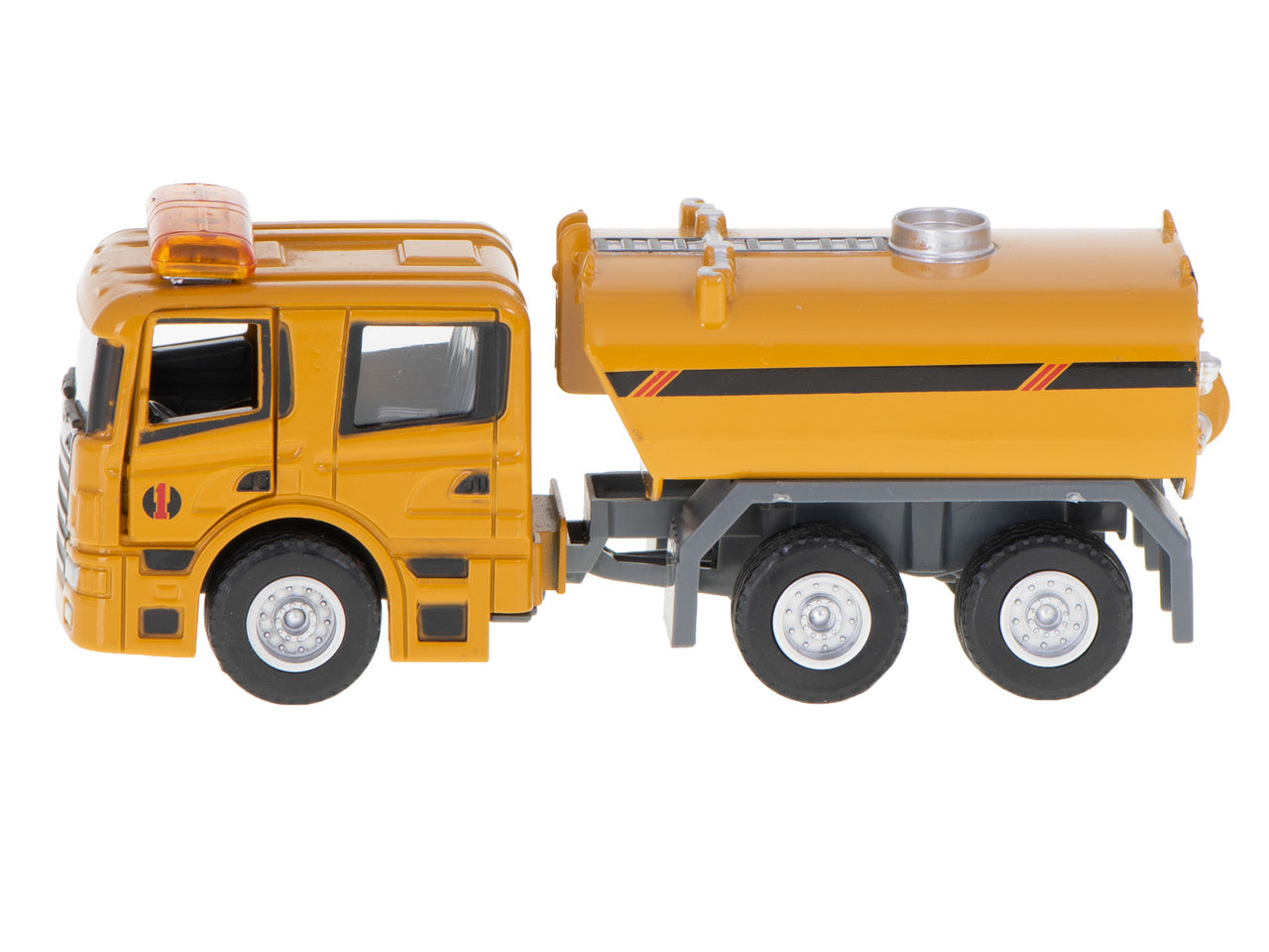 Cisternų sunkvežimio metalinis liejimo modelis 1:50 HY-TRUCK'S