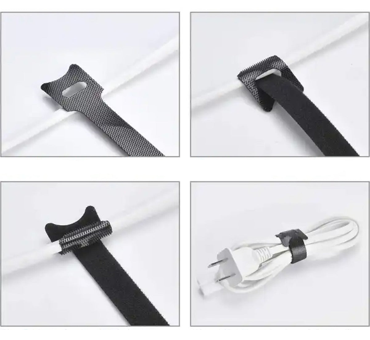 VELCRO SPAUSTUVŲ JUOSTOS KABELIAMS 50 SZT - gaukdaugiau.lt