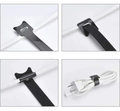 VELCRO SPAUSTUVŲ JUOSTOS KABELIAMS 50 SZT - gaukdaugiau.lt