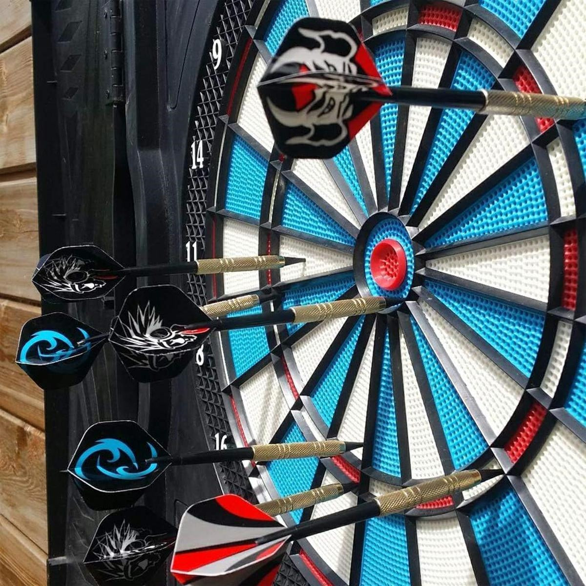 RINKINYS. 12 STRĖLIŲ DART 100 RODYKLIŲ + 42 PLUNKSNOS - gaukdaugiau.lt