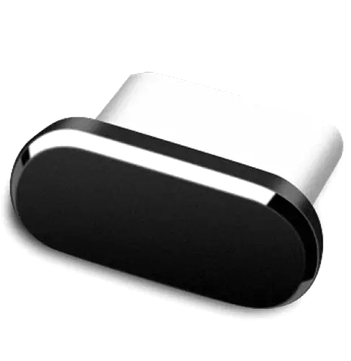 Apsaugos Nuo Dulkių Kištukas USB-C 2PCS Juoda Rinkinys - gaukdaugiau.lt
