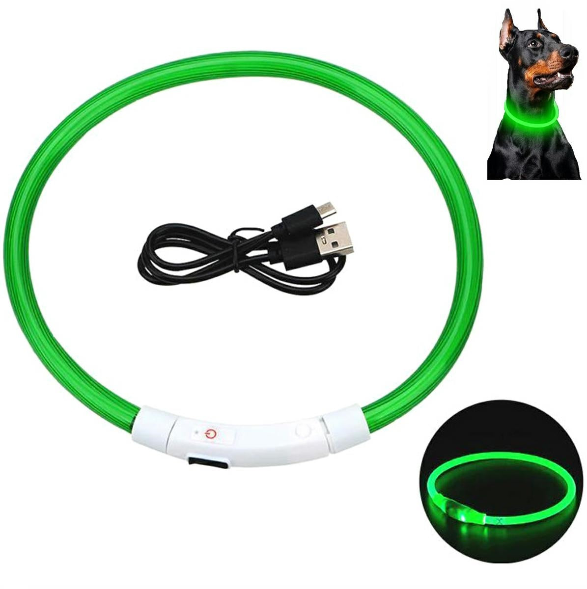 LED APŠVIETIMO APYKAKLĖ REG. ŽALIA - gaukdaugiau.lt