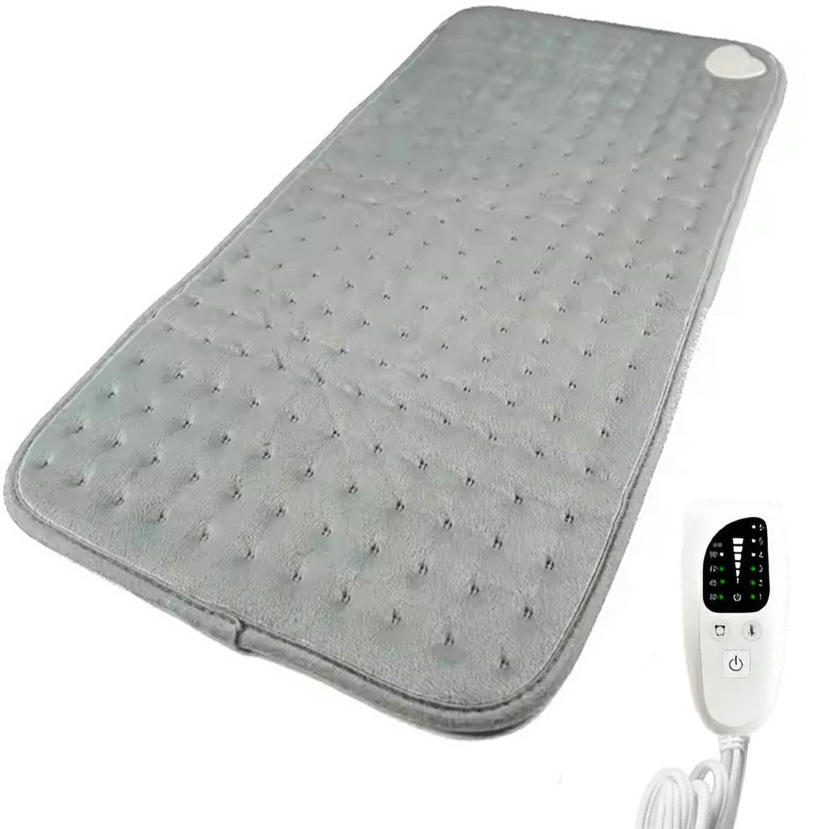 Elektrinė Pagalvėlė 60x30 cm Pilka - Šildymo su Reguliavimu - gaukdaugiau.lt