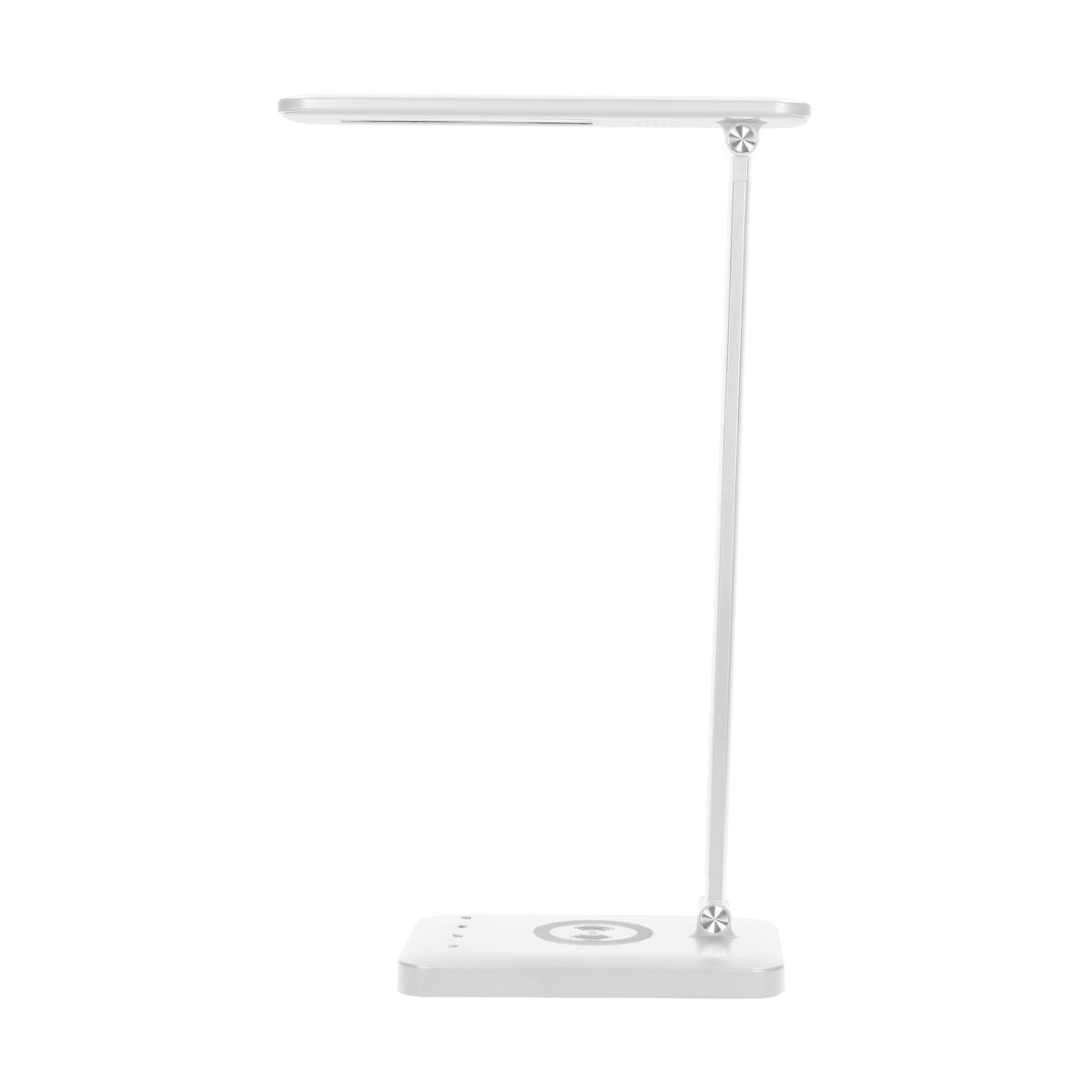 ISIYO LED 7W stalinė lempa su indukcine ir USB įkrovimo jungtimi, 390lm, 3000-4000-6000K, keičiama šviesos spalvos temperatūra ir tamsumo reguliavimo funkcija, balta - gaukdaugiau.lt