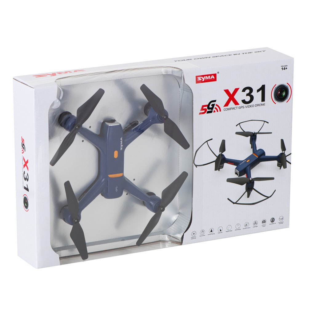 "Syma X31" RC dronas 2,4 GHz GPS 5G HD kamera