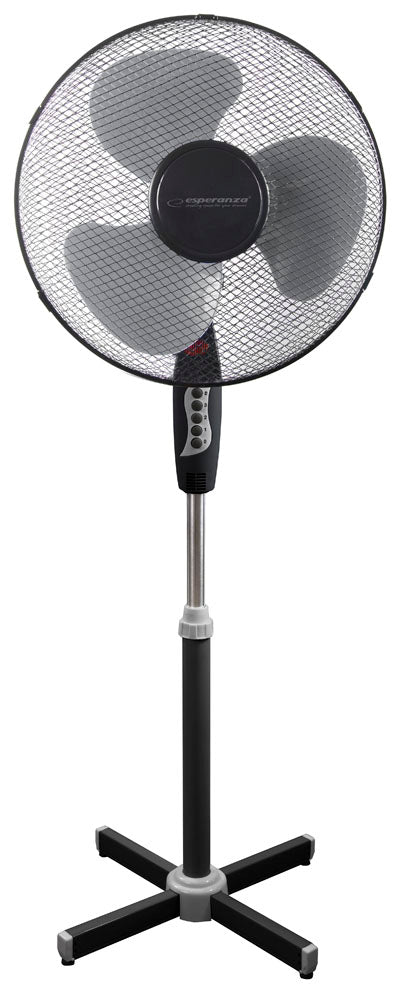 EHF001KE PremiumLine stovėjantis ventiliatorius 16'' uraganas juodai pilkas - gaukdaugiau.lt