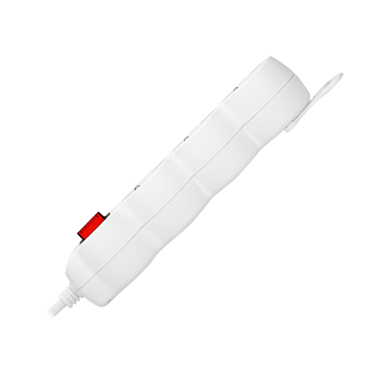 3-išplėtimas 2P+Z, su jungikliu, 5m H05VV-F 3x1,5mm², Imax=16A, plokščias kištukas, baltas - gaukdaugiau.lt