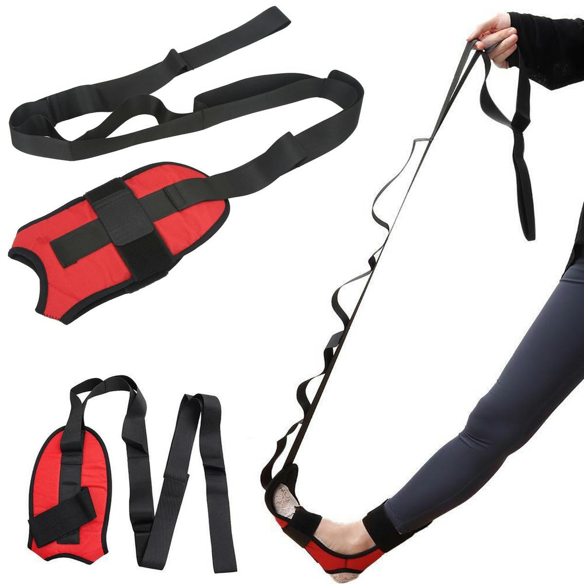 155 CM Raumenų Tempimo Diržas su Velcro Tvirtinimu - gaukdaugiau.lt