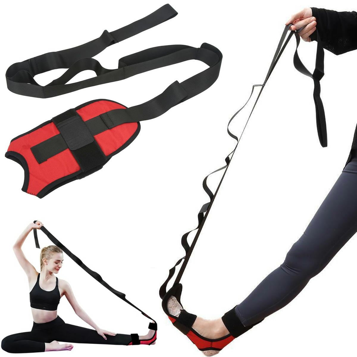 155 CM Raumenų Tempimo Diržas su Velcro Tvirtinimu - gaukdaugiau.lt