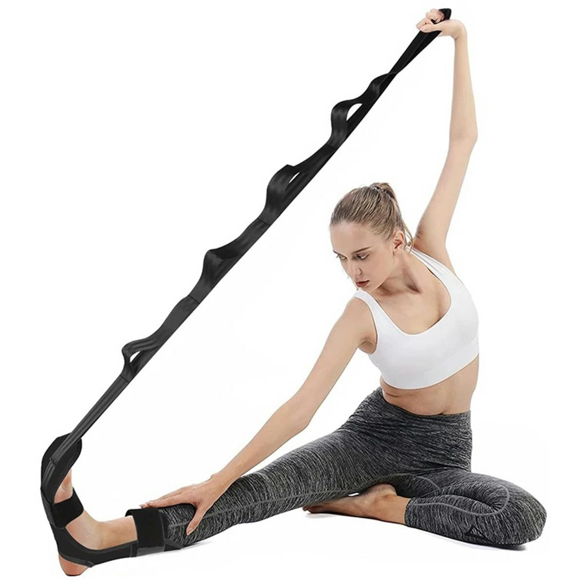 155 CM Raumenų Tempimo Diržas su Velcro Tvirtinimu - gaukdaugiau.lt