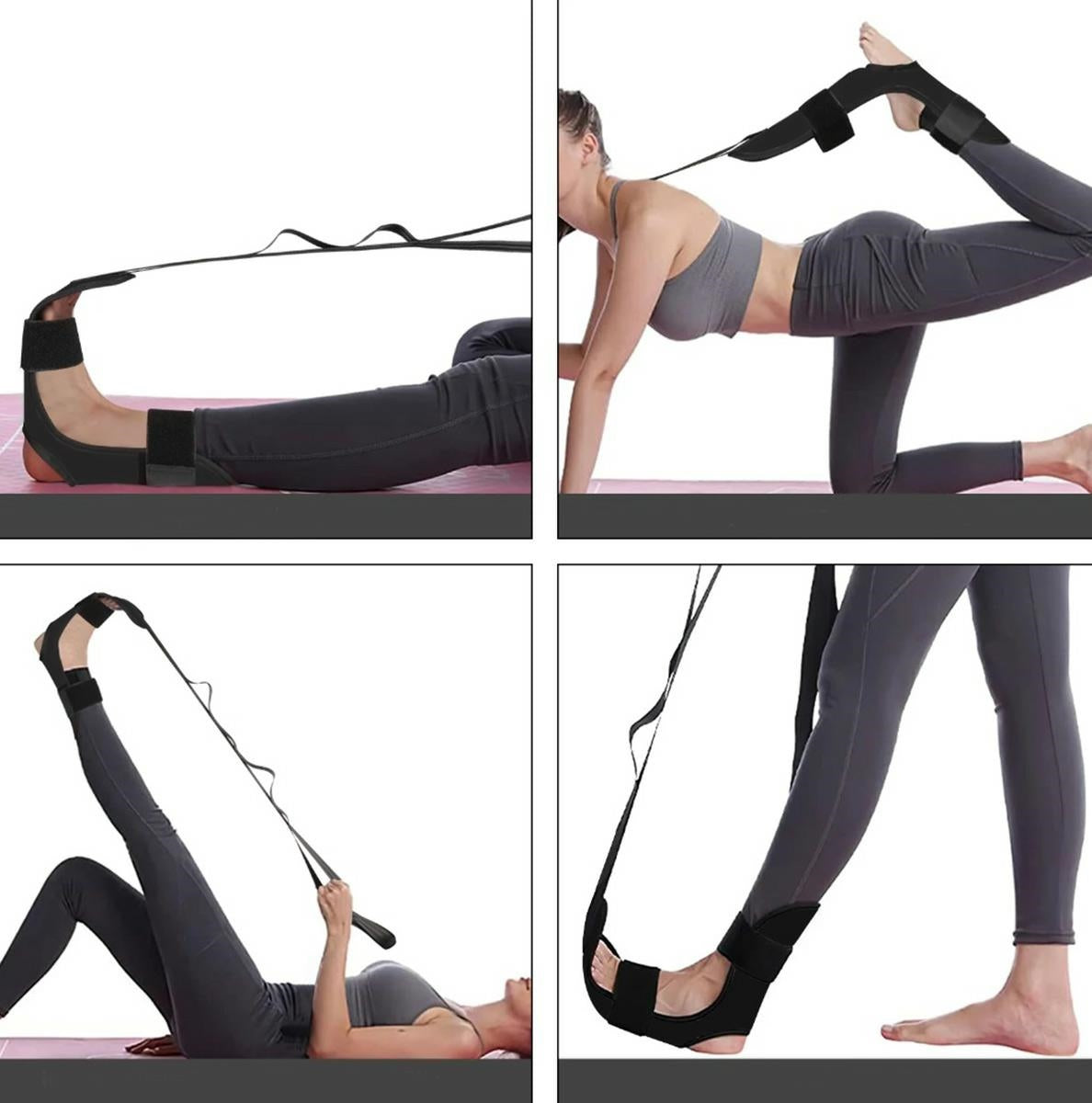 155 CM Raumenų Tempimo Diržas su Velcro Tvirtinimu - gaukdaugiau.lt
