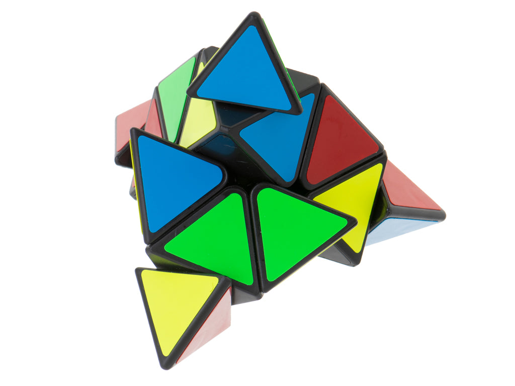 PYRAMINX dėlionės kubo žaidimas Black MoYu