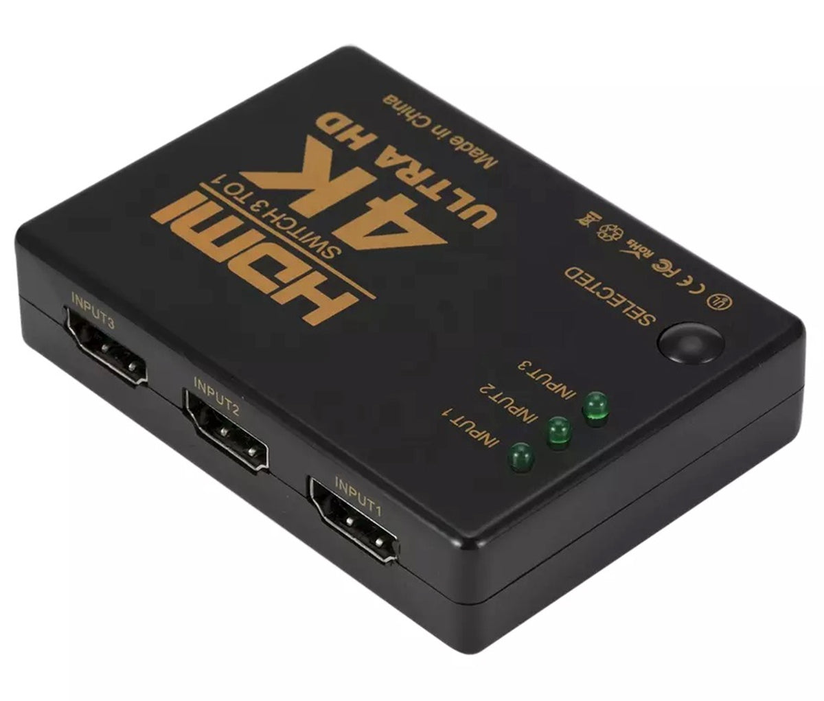 HDMI Viso HD Jungiklis Su Nuotolinio Valdymo Pultu 3 Prievadai - gaukdaugiau.lt