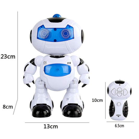 Interaktyvus RC "Android 360" robotas su nuotolinio valdymo pulteliu