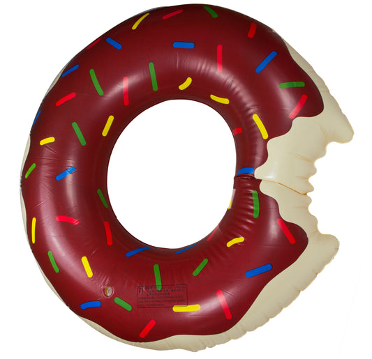 Piepūšamais ritenis "Donut" 110 cm brūnā krāsā 