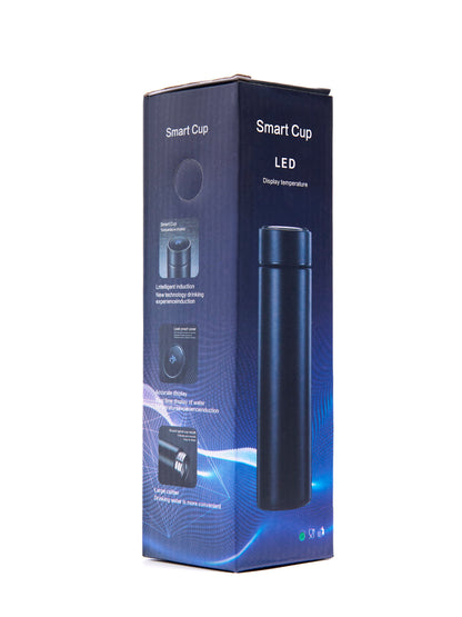 "Thermos" puodelis smart LED 500ml sidabrinis