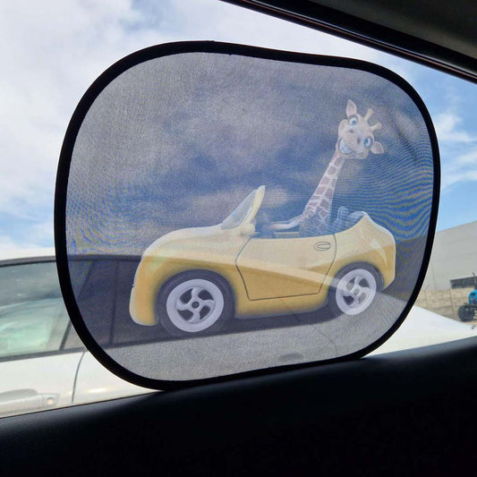 Lipni užuolaida automobilio lango dangtis žirafa - gaukdaugiau.lt