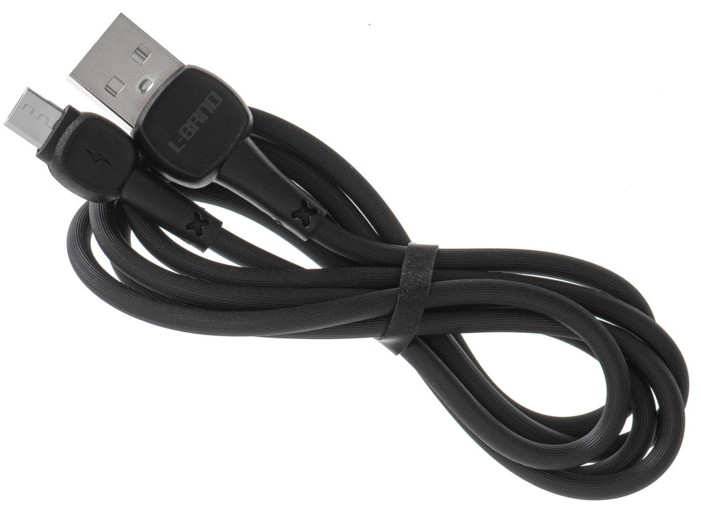 ProLine "Micro USB" greitojo įkrovimo kabelis, juodas