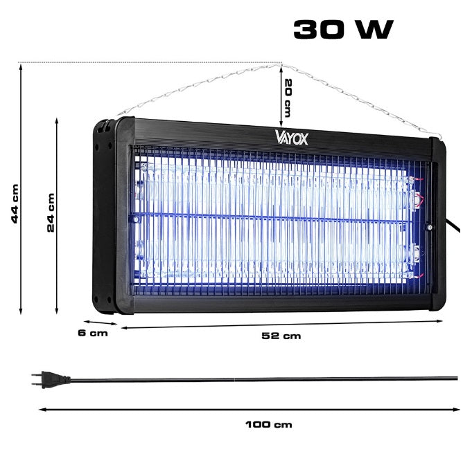 UV insekticidinė lempa uodams 30W