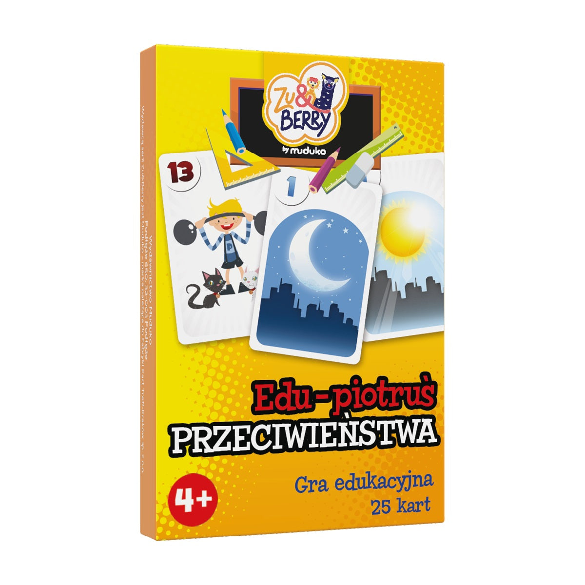 MUDUKO Game Edu Peter priešingybių žaidimo kortelės 4+ - gaukdaugiau.lt