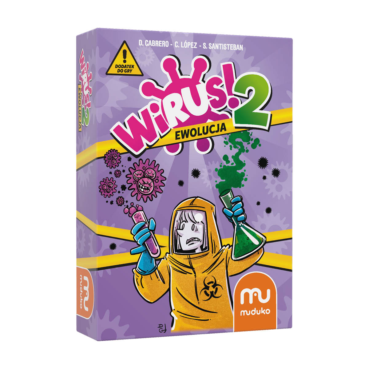 MUDUKO kortų žaidimas Virus!2: Evolution - papildomas vakarėlių žaidimas 8+ - gaukdaugiau.lt