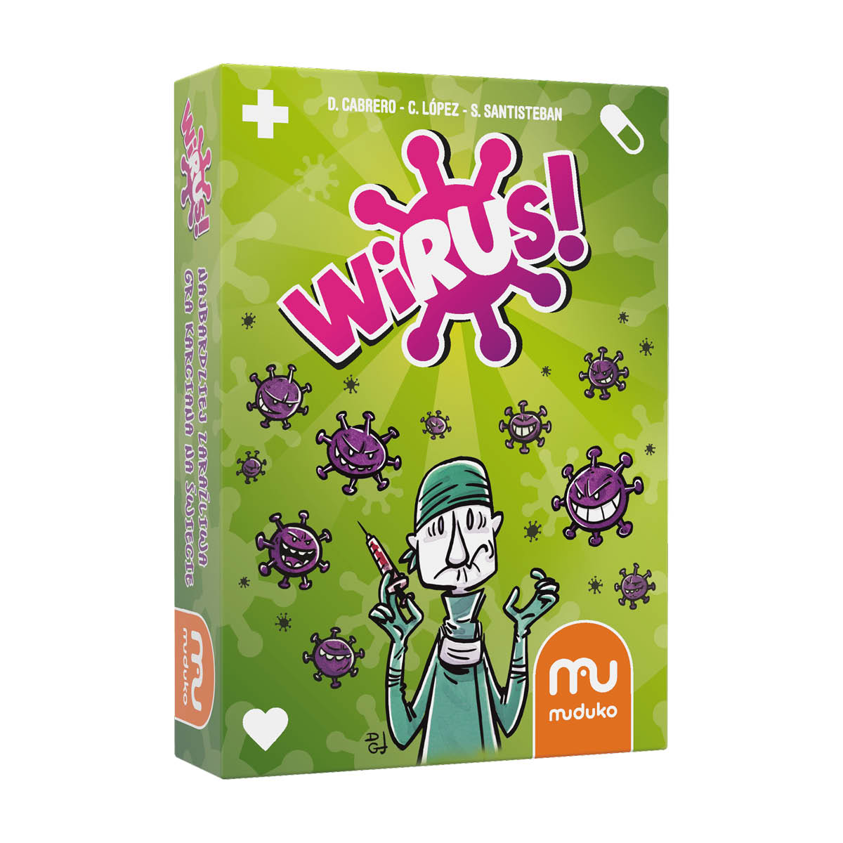MUDUKO kortų žaidimas Virus Party Game 8+ - gaukdaugiau.lt