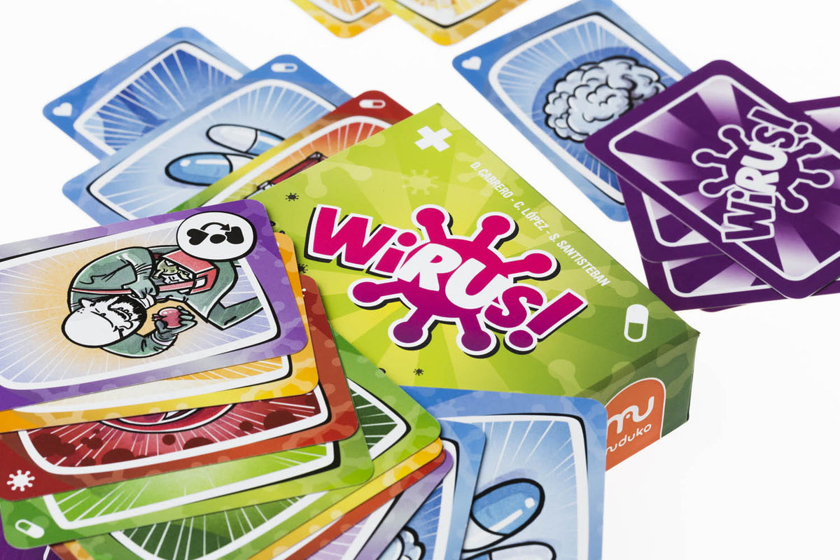 MUDUKO kortų žaidimas Virus Party Game 8+ - gaukdaugiau.lt