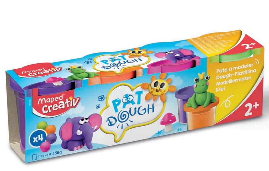 Creativ plastiko masė 4x114g 4vnt. - gaukdaugiau.lt