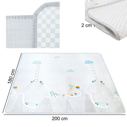 Mokomasis kilimėlis su augimo matavimo juosta 200x180x1cm