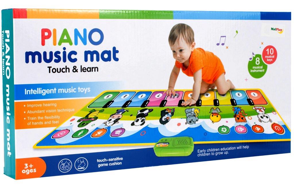 Interaktyvus pianino muzikos kilimėlis su įrašu - gaukdaugiau.lt