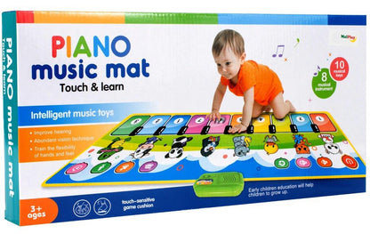 Interaktyvus pianino muzikos kilimėlis su įrašu - gaukdaugiau.lt