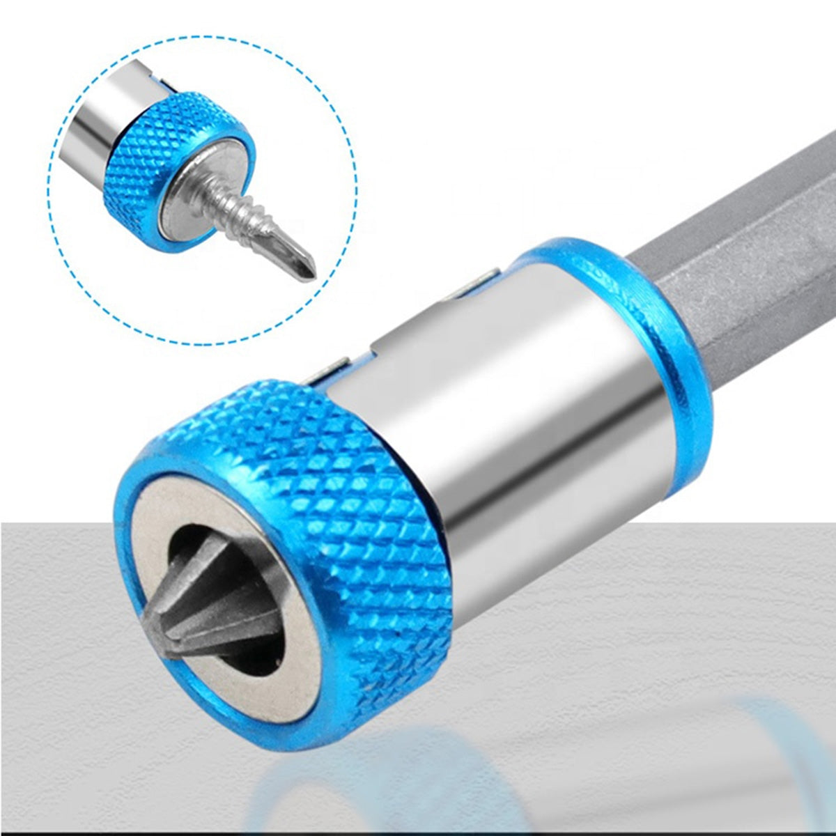1/4 Magnetinis Žiedas Su HEX Bito Užraktu – Dvigubas Magnetas - gaukdaugiau.lt